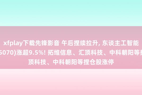 xfplay下载先锋影音 午后捏续拉升， 东谈主工智能AIETF(515070)涨超9.5%! 拓维信息、汇顶科技、中科朝阳等捏仓股涨停