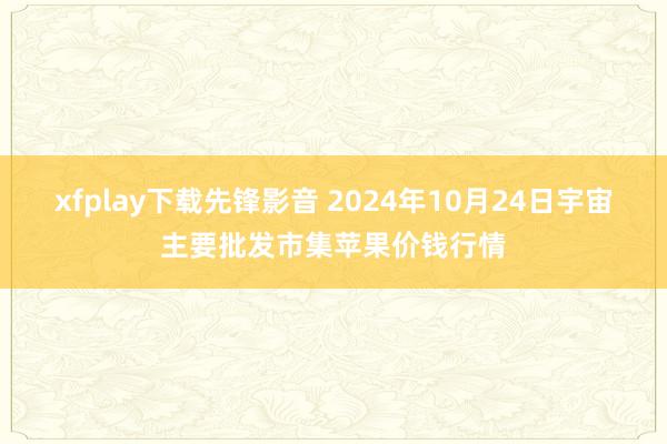 xfplay下载先锋影音 2024年10月24日宇宙主要批发市集苹果价钱行情