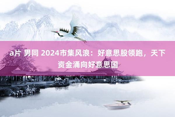 a片 男同 2024市集风浪：好意思股领跑，天下资金涌向好意思国