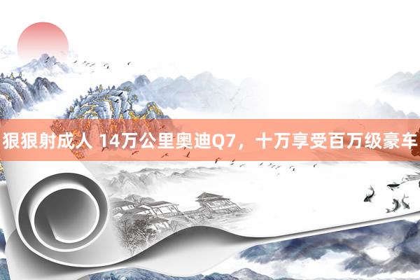 狠狠射成人 14万公里奥迪Q7，十万享受百万级豪车