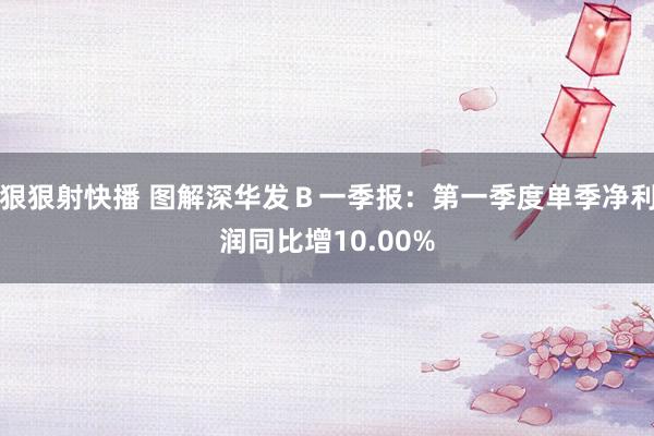 狠狠射快播 图解深华发Ｂ一季报：第一季度单季净利润同比增10.00%